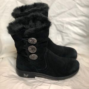Alegria black Suede Boots
